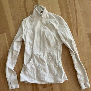 Lululemon White Pullover Half Zip
